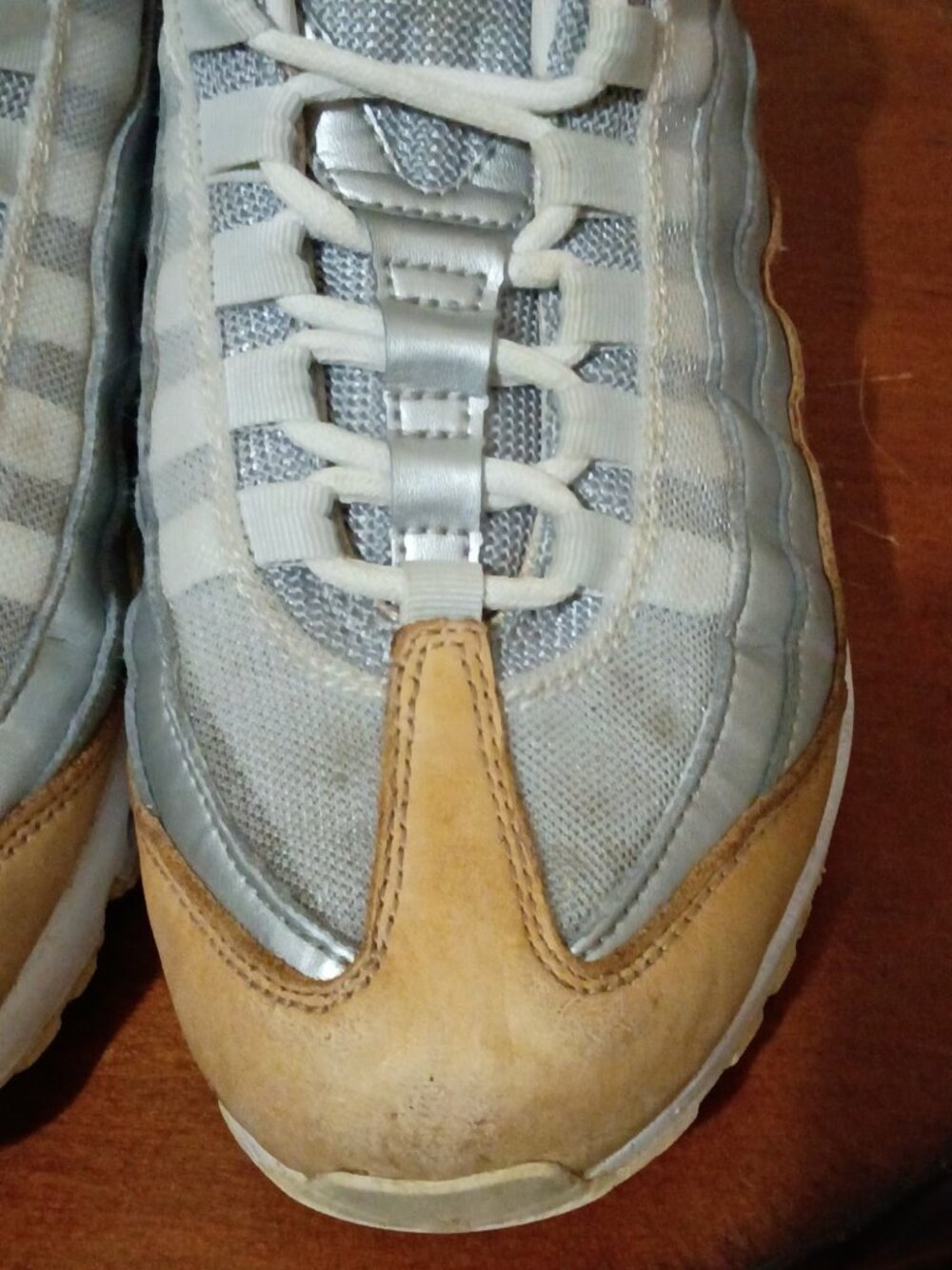 Nike Air Max 95 Se Prm Pure Platinum Silver Women's Shoes AH8697-002 Size 8 - Picture 8 of 13
